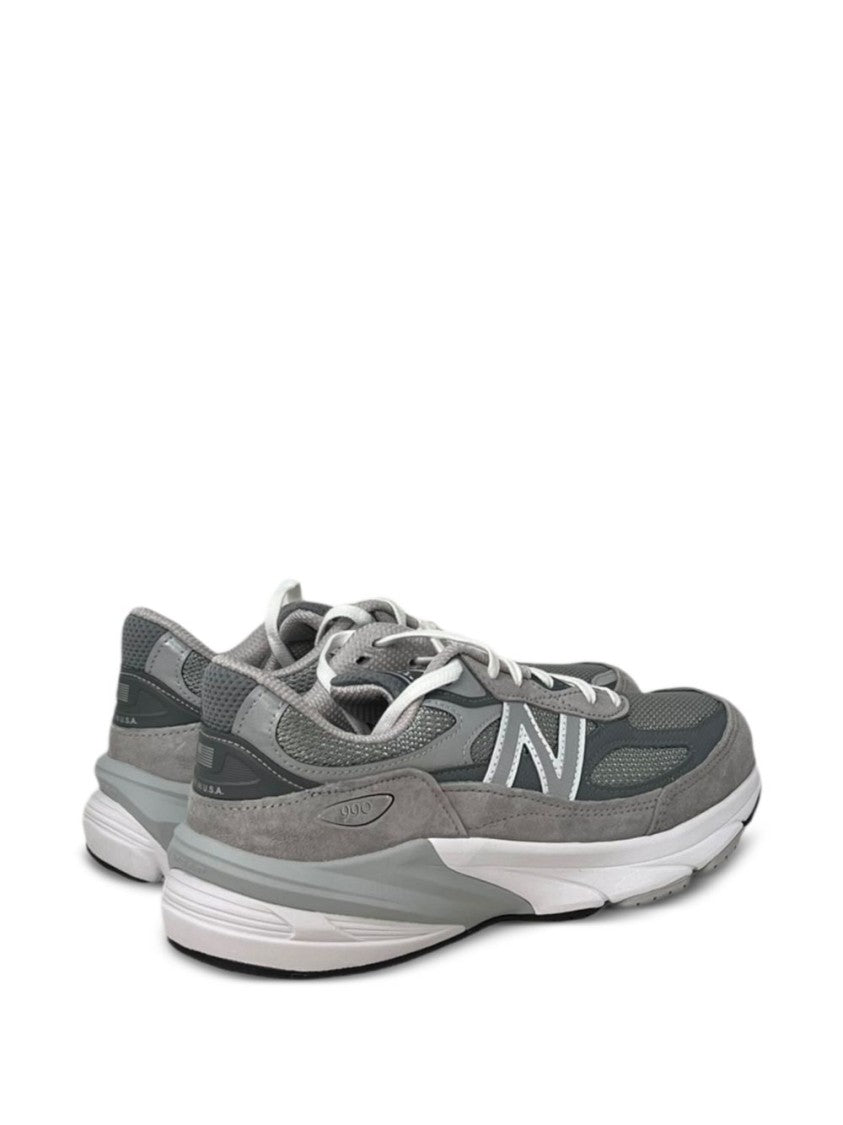 New Balance Grey 990V6 Suede Mesh Fuelcell Sneakers