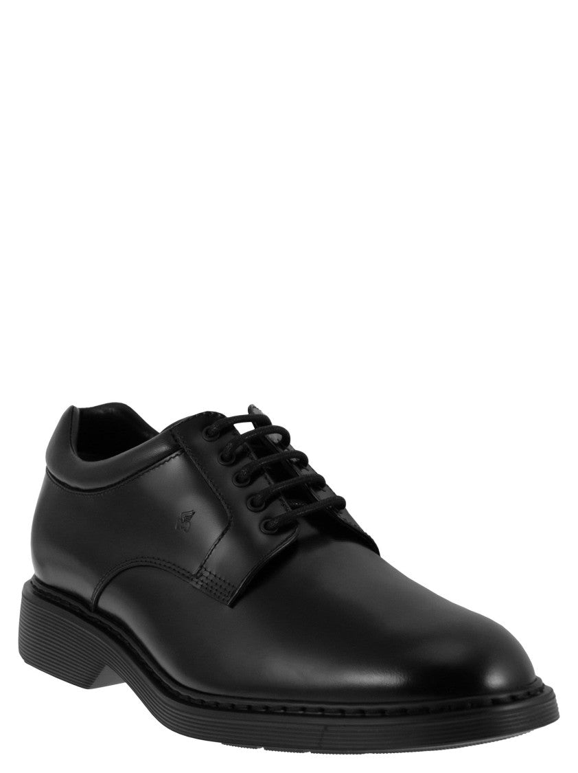 Hogan H576 - Derby Lace-Ups With Rubber Bottom