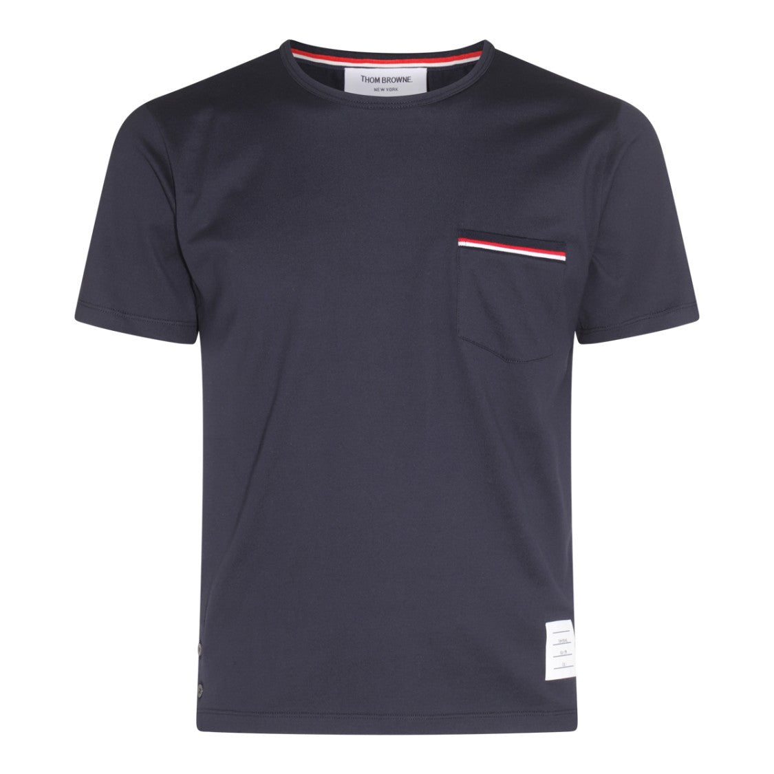 Thom Browne Navy Cotton T-Shirt