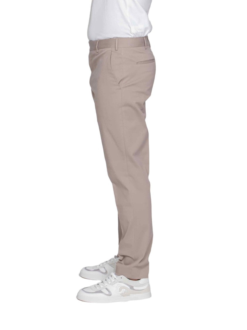 Pt Torino Tailored Straight-Leg Trousers With Polished Finish
