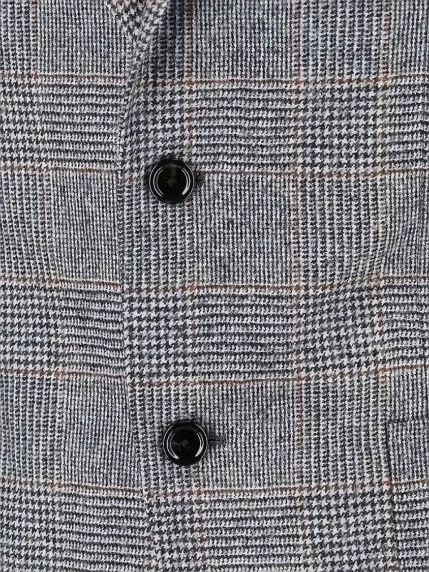 Lardini Classic Checkered Tailored Suit Jacket