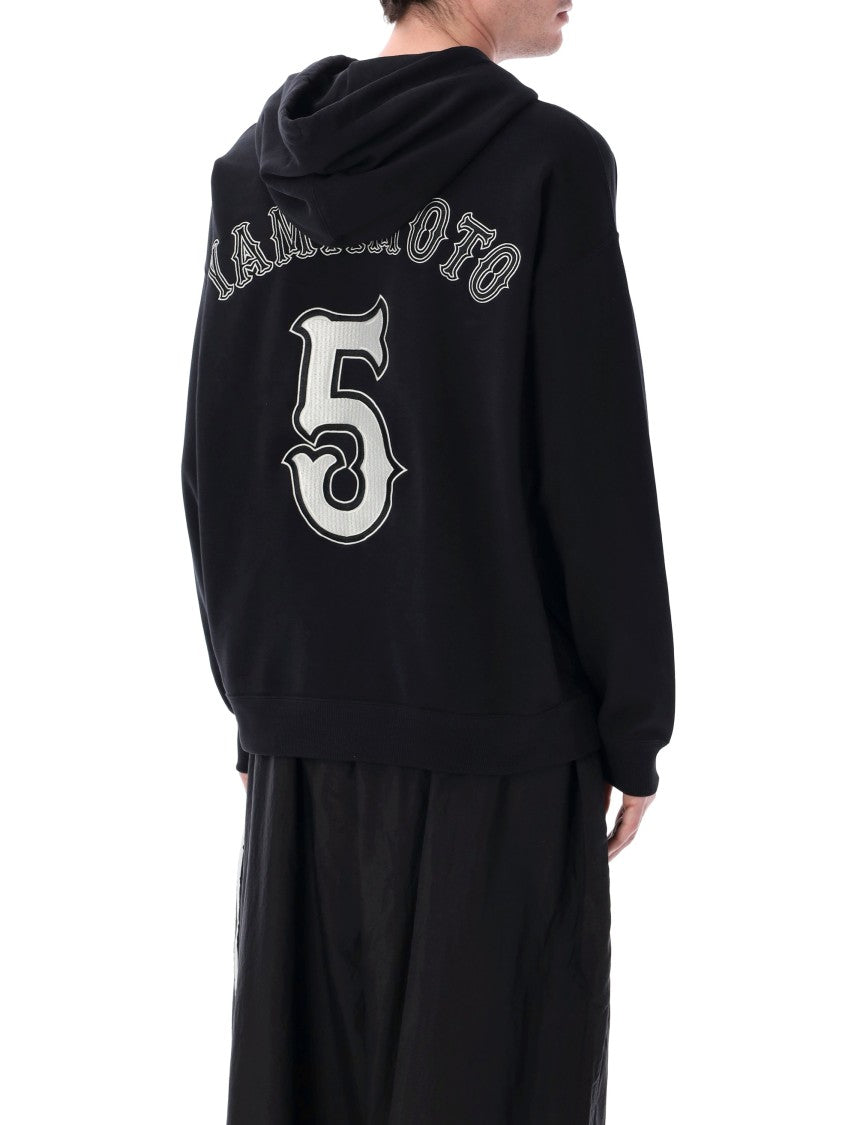 Y-3 Elite Oversized Black Cotton Hoodie