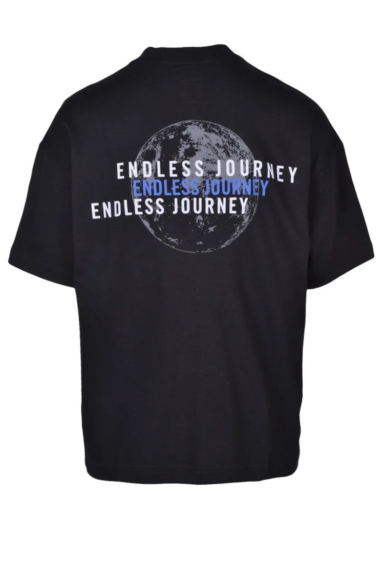 Emporio Armani Black Cotton Men's T-Shirt
