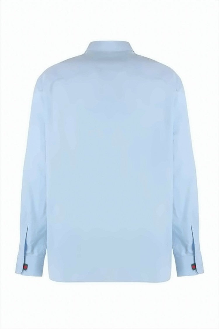 Gucci Light Blue Button-Down Long-Sleeve Shirt