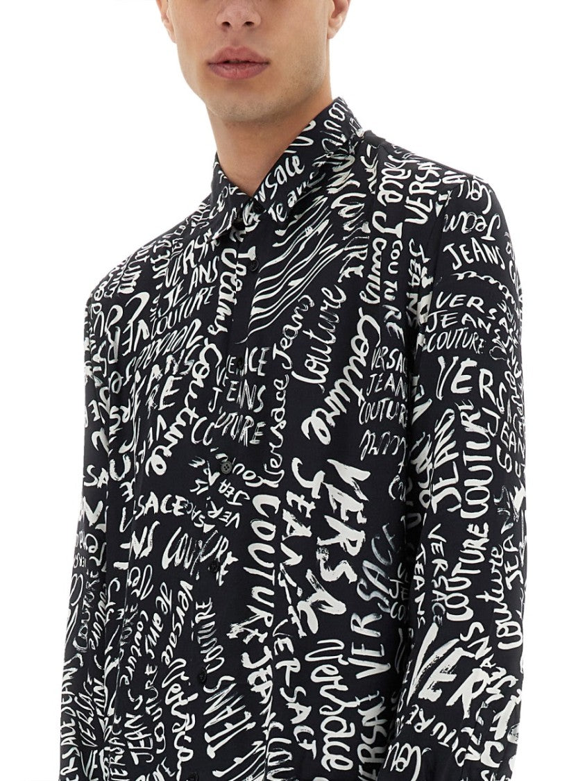 Versace Jeans Couture Logomania Print Shirt