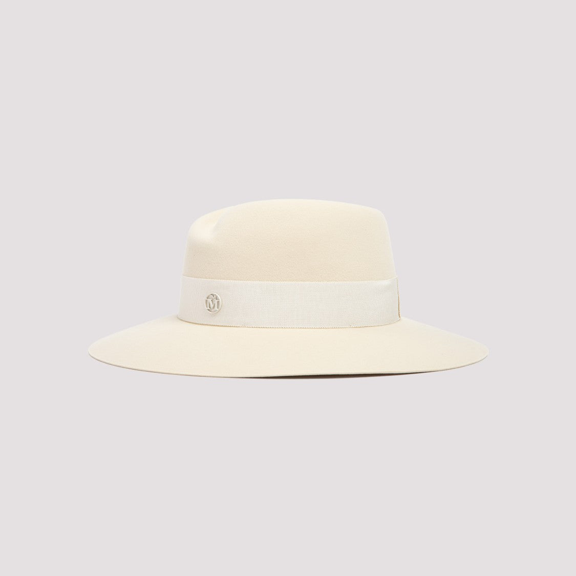 Maison Michel Virginie Panama Fedora With Grosgrain Ribbon