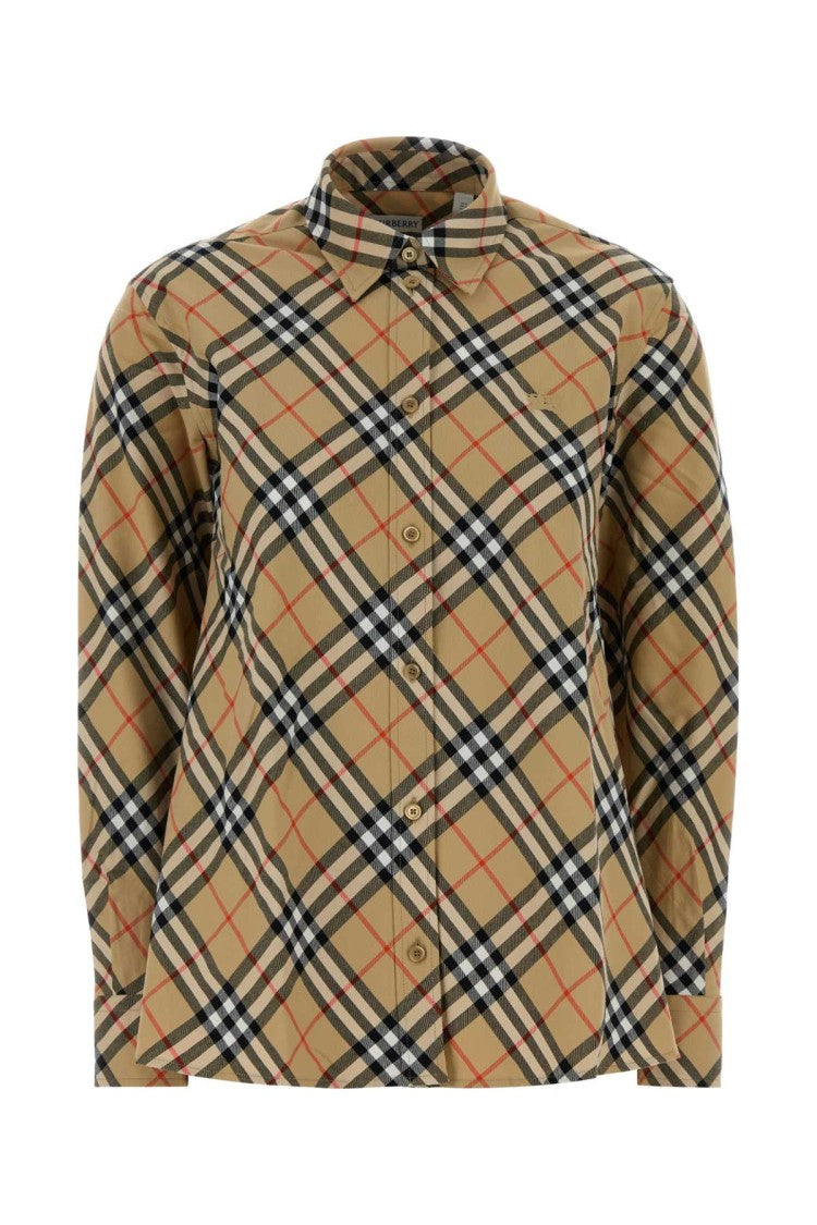 Burberry Embroidered Cotton Shirt