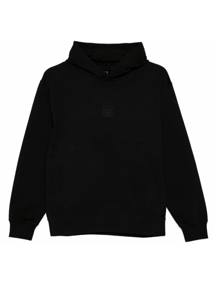 C.P. Company Black Logo Patch Hoodie