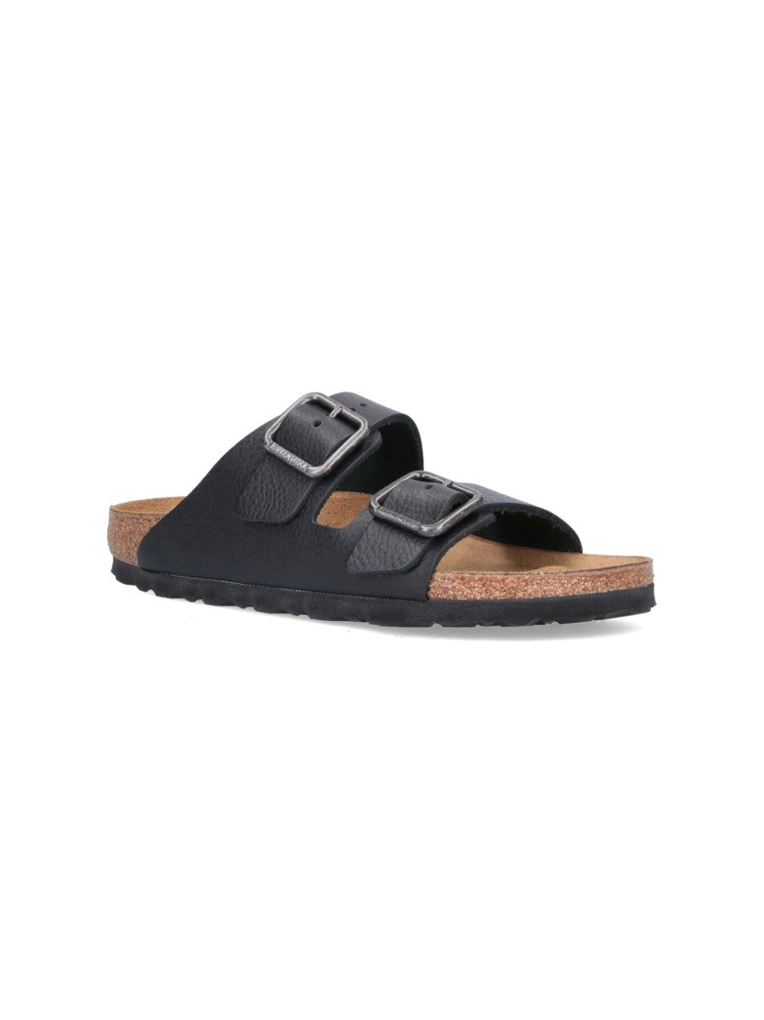 Birkenstock Black Open-Toe Buckle Strap Sandals