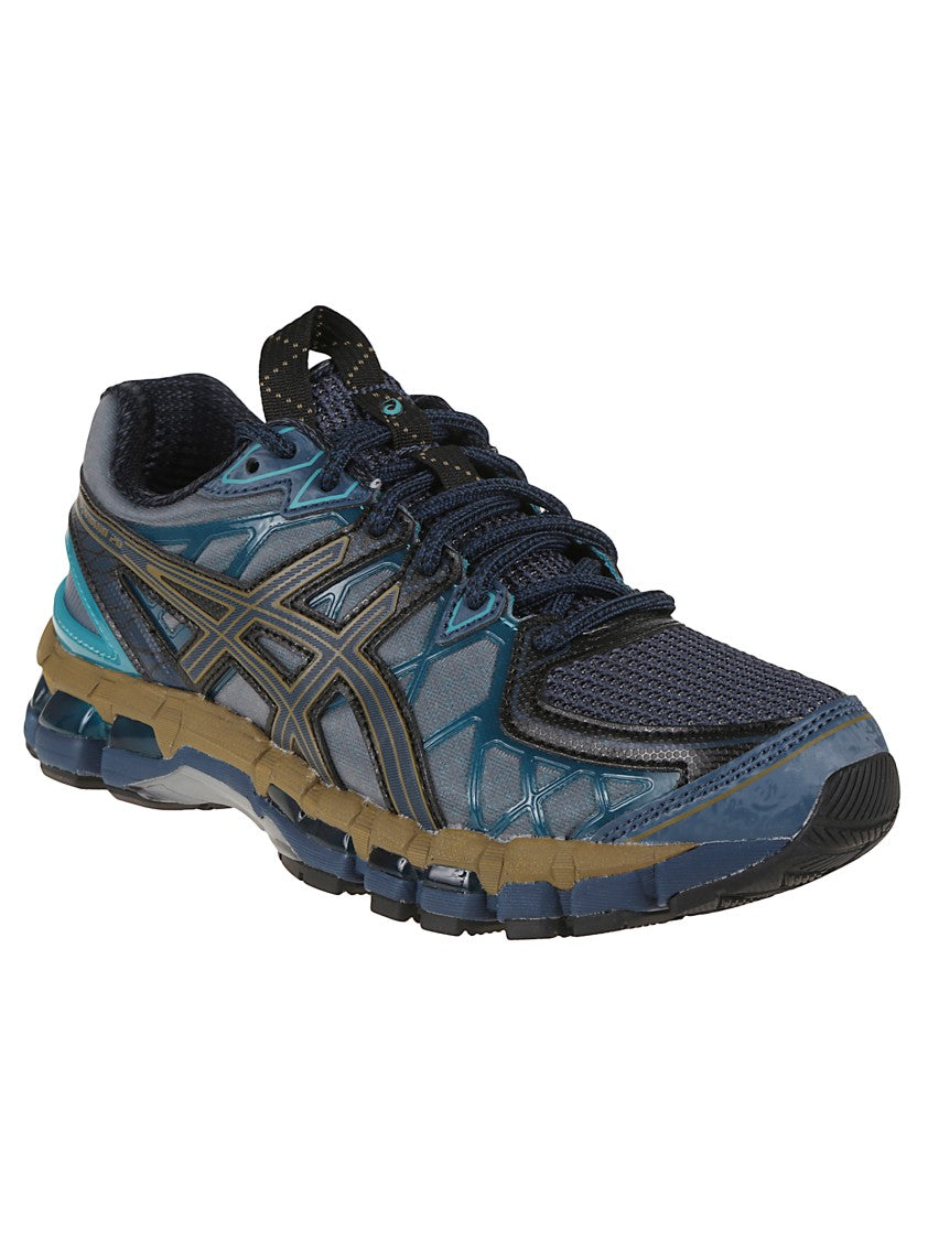Asics Layered Upper Sneakers With Double Gel Cushioning