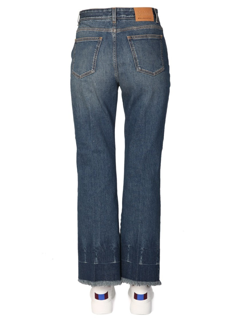 Stella Mccartney Mid-Rise Blue Denim Jeans