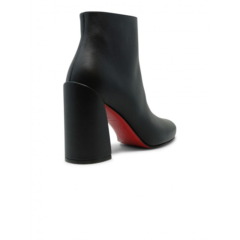 Christian Louboutin Jane Booty 85 Black Leather Ankle Boots