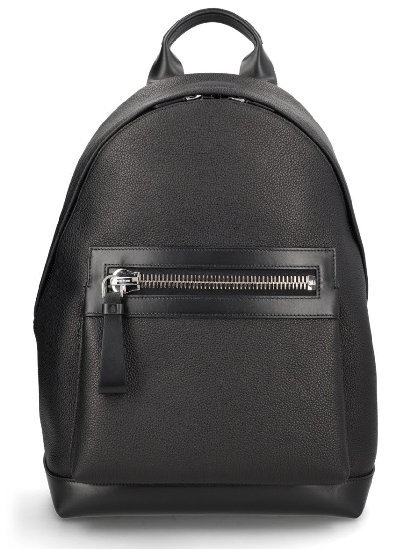 Tom Ford Buckley Textured Calf Leather Backpack