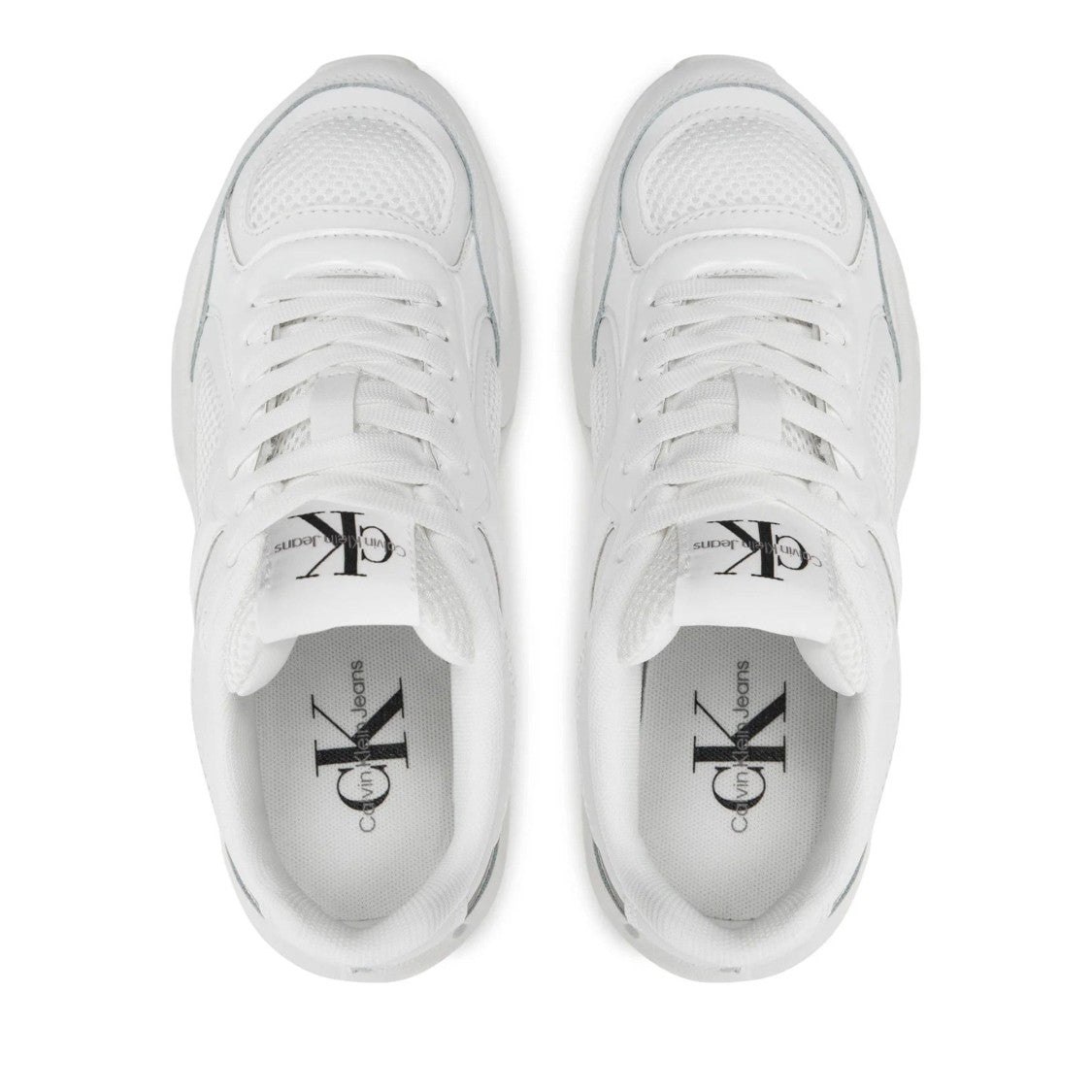 Calvin Klein Jeans White Sculpted Sole Chunky Sneakers