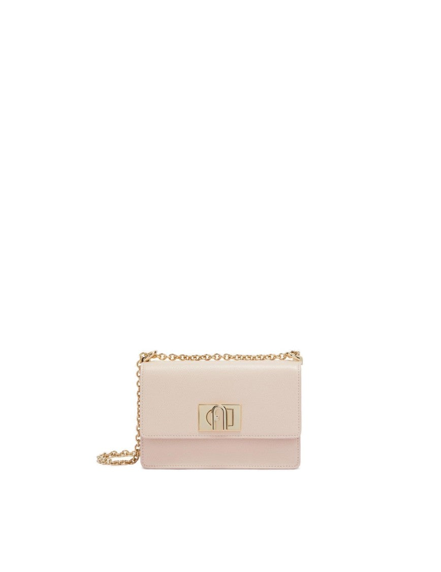 Furla 1927 Mini Leather Shoulder Bag Color Azalea