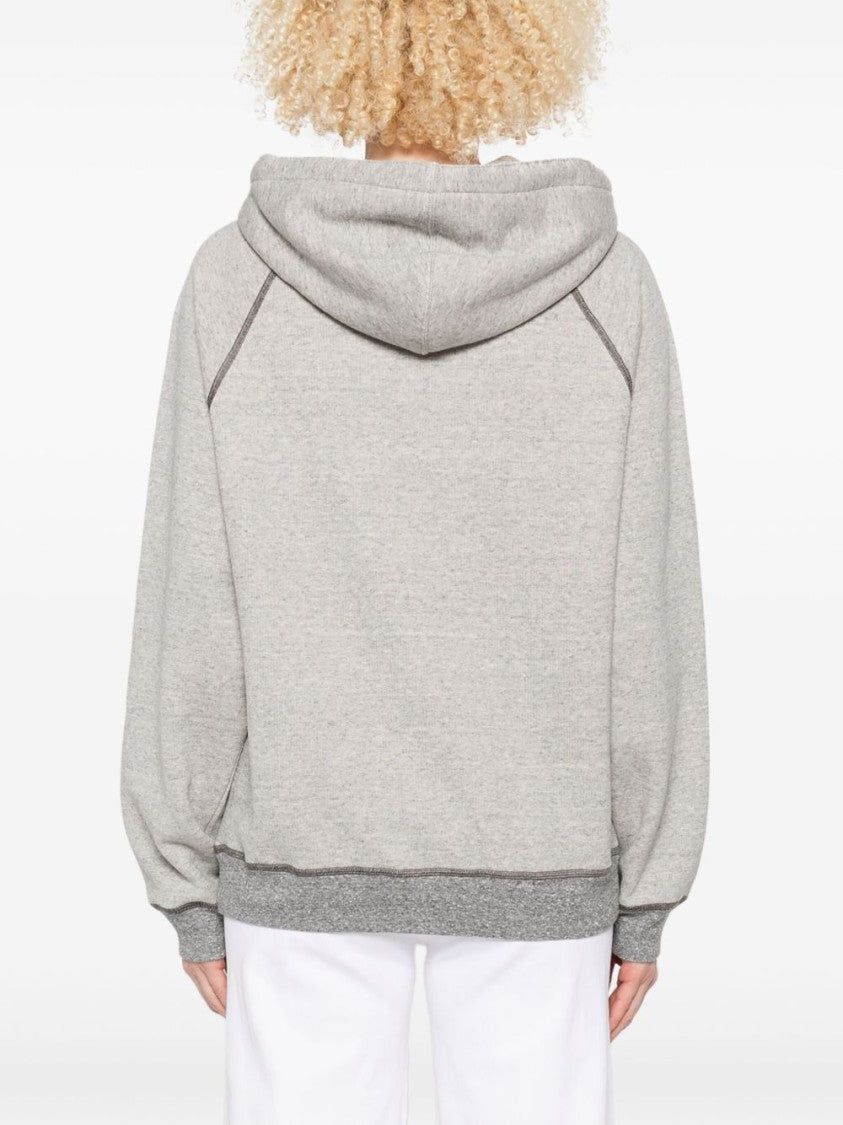 Chloé Oversized Logo Hoodie In A Cotton Fleece Mix