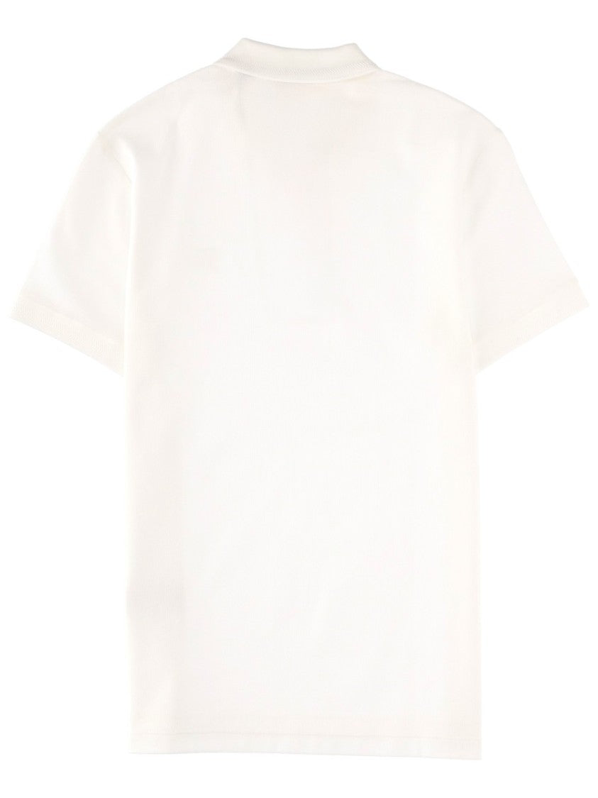 Burberry Beige Cotton Chest Logo Polo Shirt