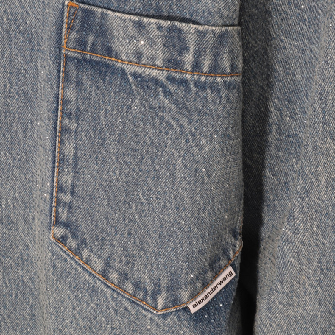 Alexander Wang Vintage Light Indigo Denim Shirt
