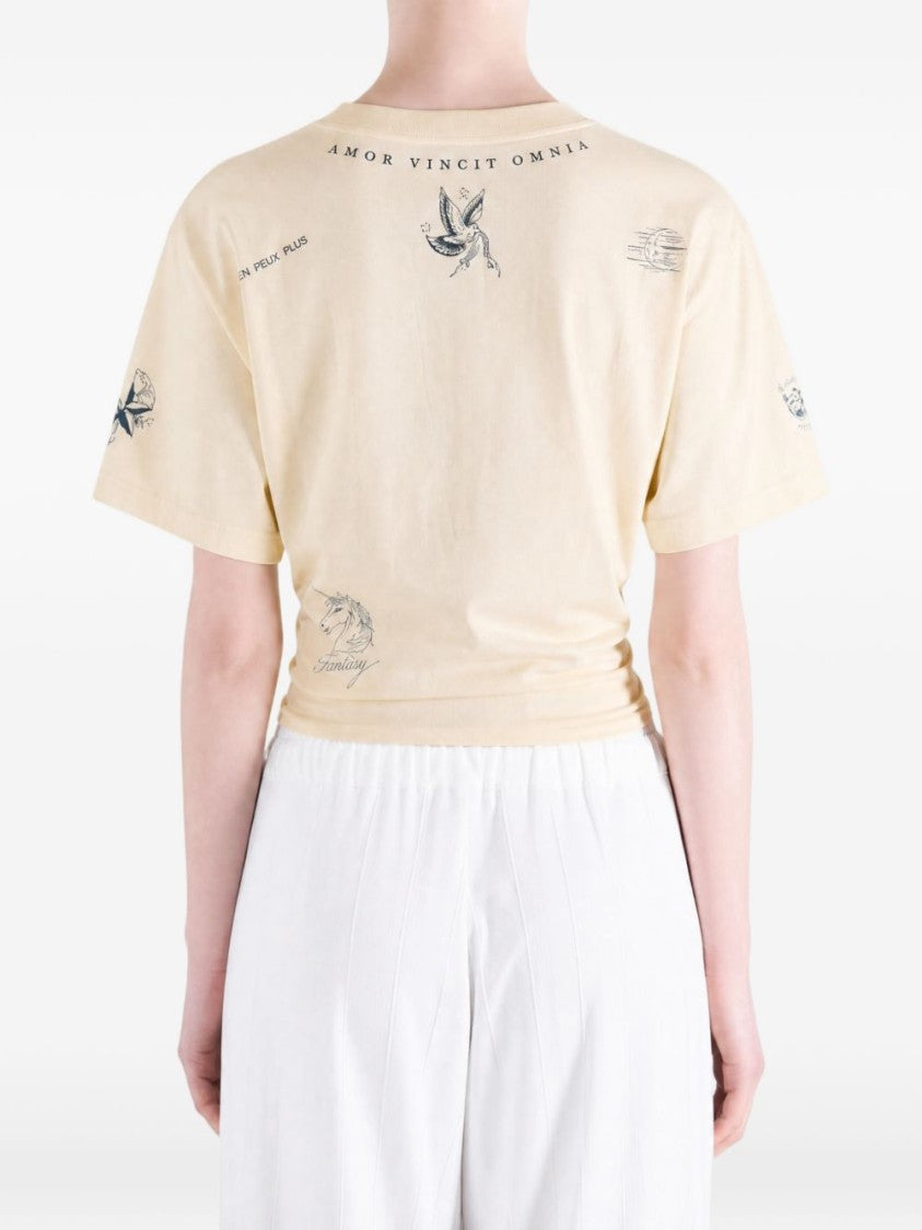 Balenciaga Classic Ink Thin Jersey Top