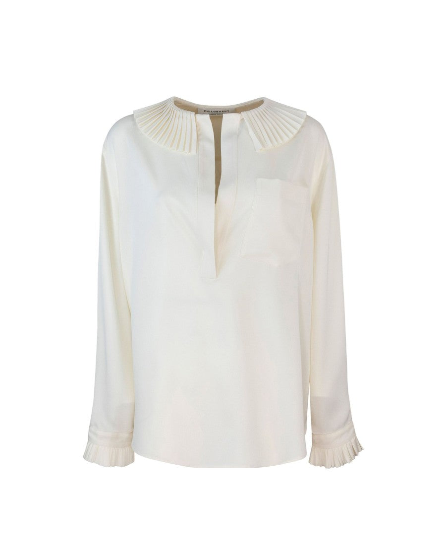 Philosophy Di Lorenzo Serafini Oversized White Shirt