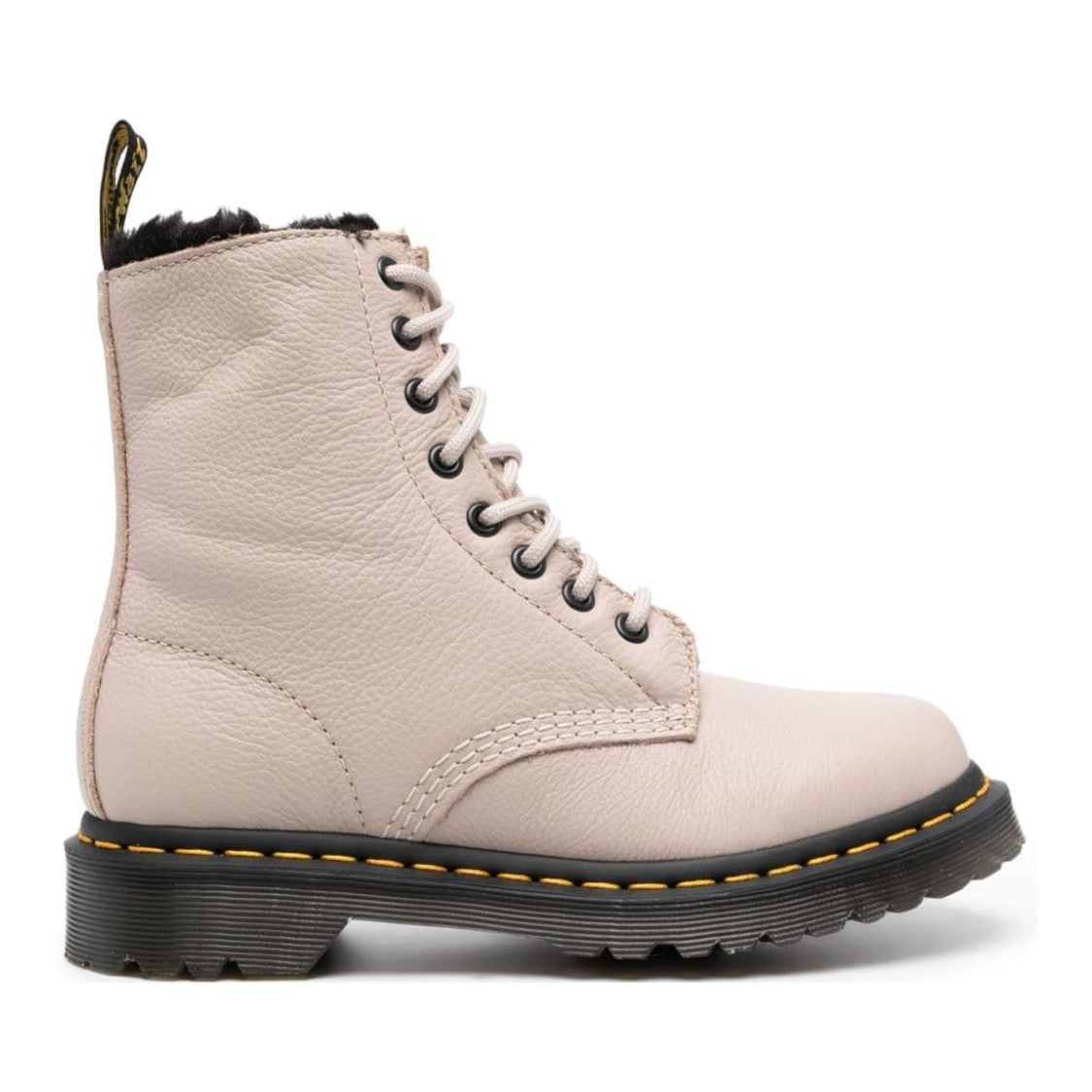 Dr. Martens Beige 1460 Serena Virginia Smooth Leather Ankle Boots