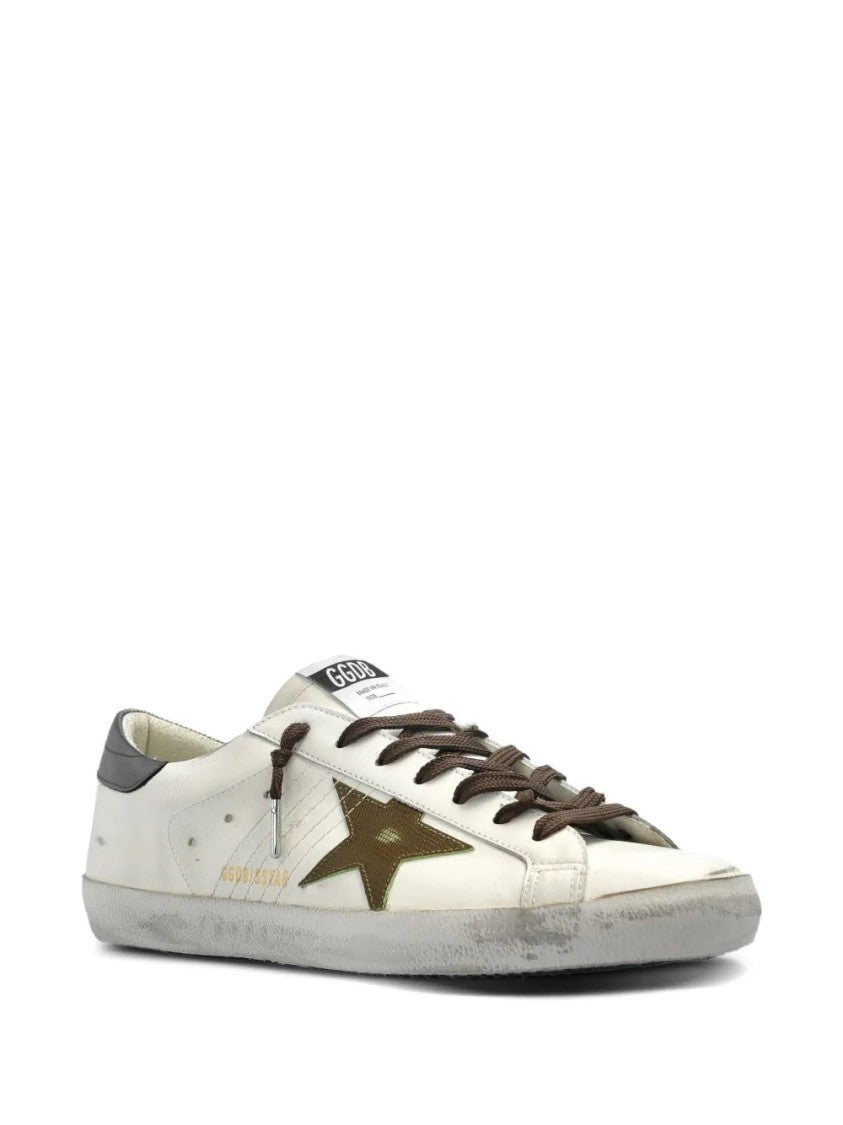 Golden Goose Low-Top Sneakers With Distressed Finish And Star Detail