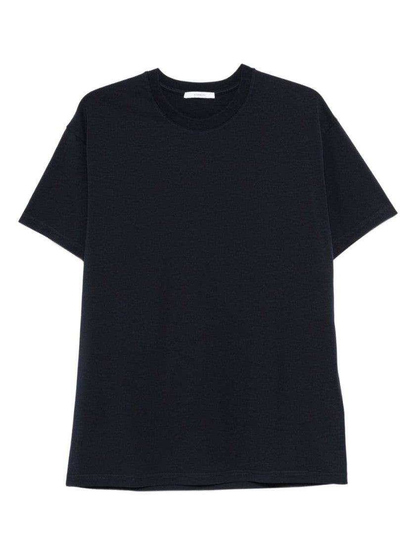 Givenchy Black Cotton T-Shirt With Stamp Print