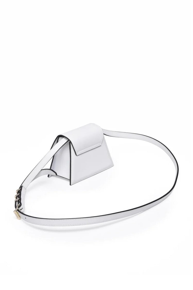 Patrizia Pepe Mini Shoulder Bag Leather - White