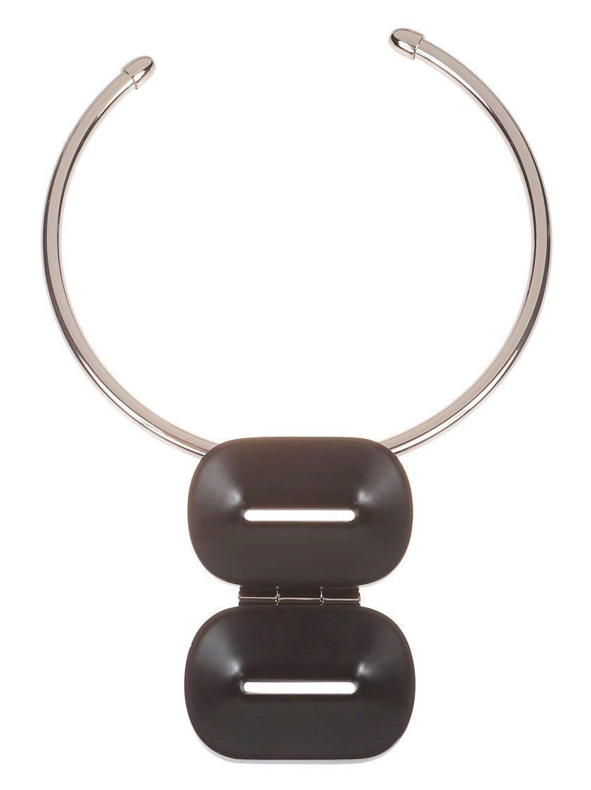 Max Mara Sculptural Choker Necklace
