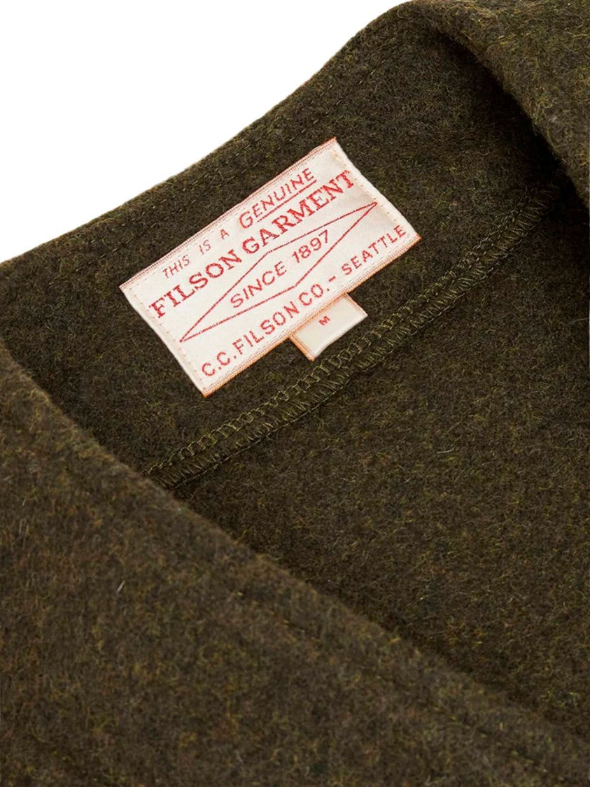 Filson Mackinaw Dark Green Wool Vest