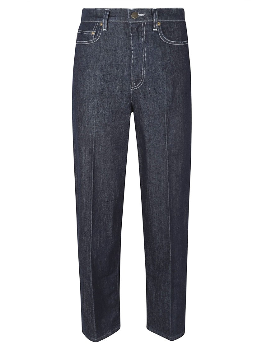 Fabiana Filippi Diamond Denim Barrel Jeans