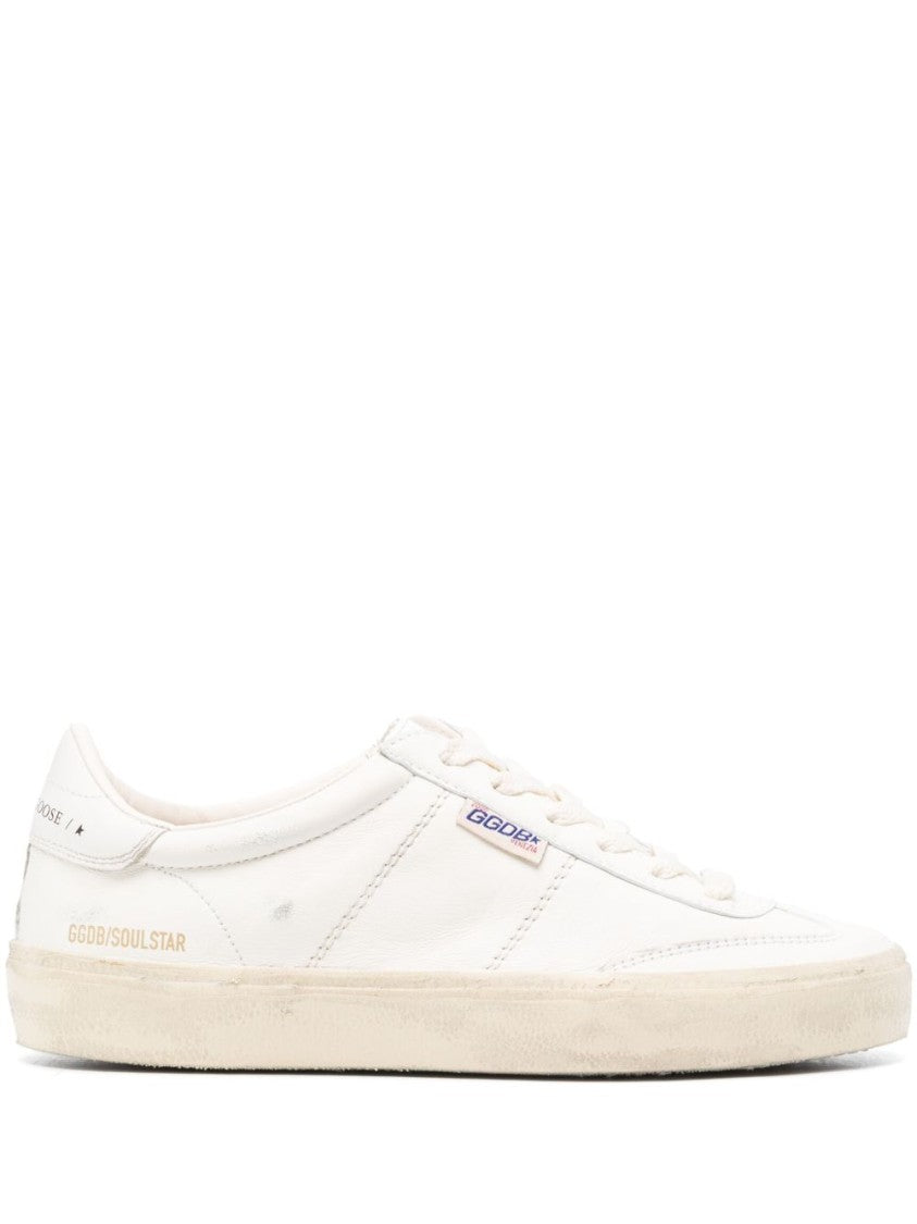 Golden Goose White Soul Star Nappa Leather Sneakers