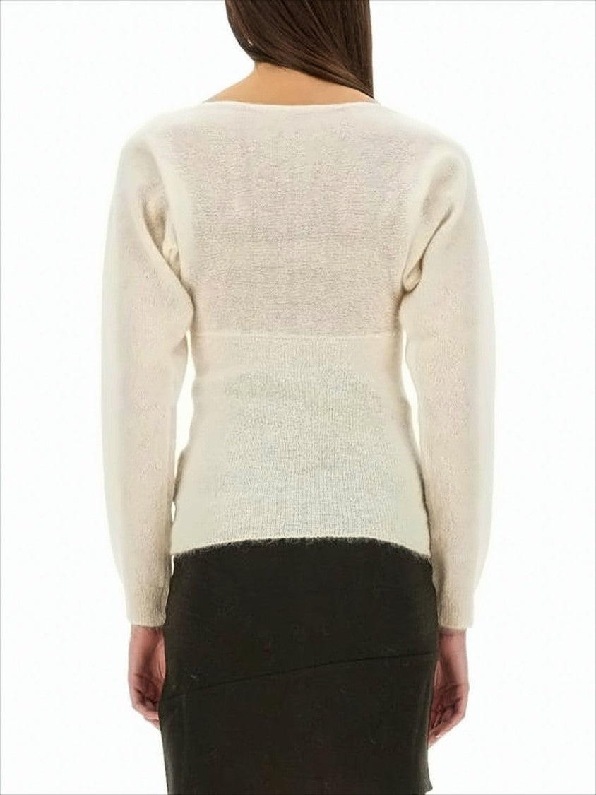Paloma Wool Soft Boat Neck Sweater With Delicate Texture