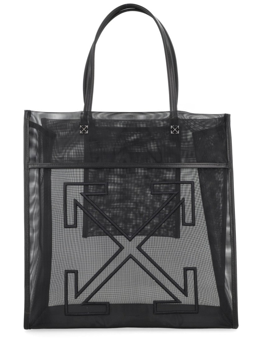 Off-White Black Market Mesh Arrow Tote Bag