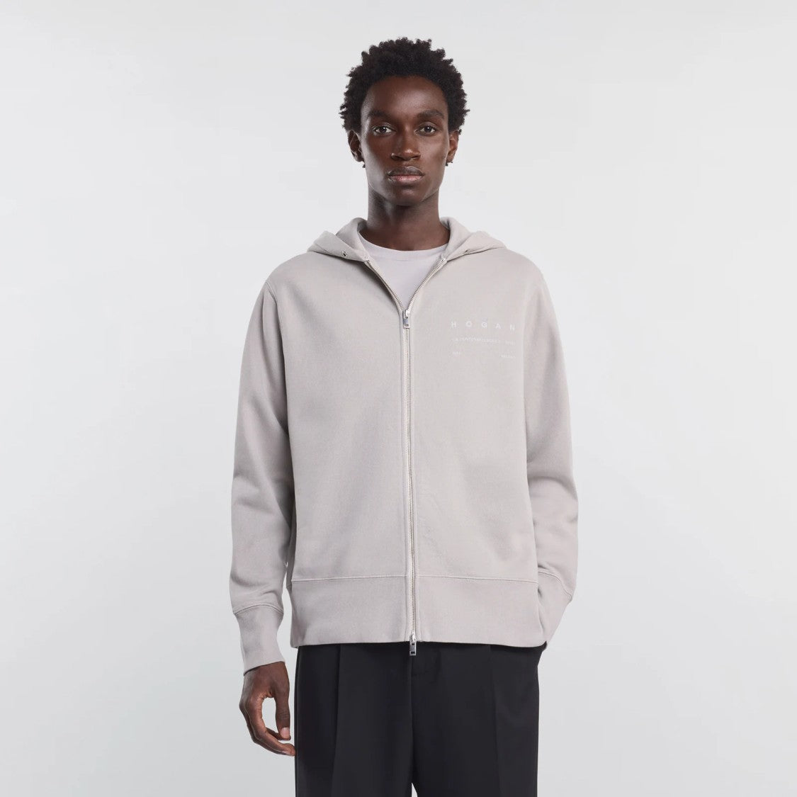 Hogan Refined Zip Hoodie Crafted