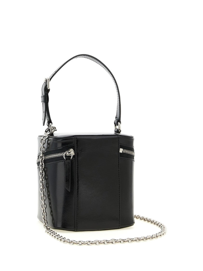 Maison Margiela Black Four Stitches Leather Shoulder Bag