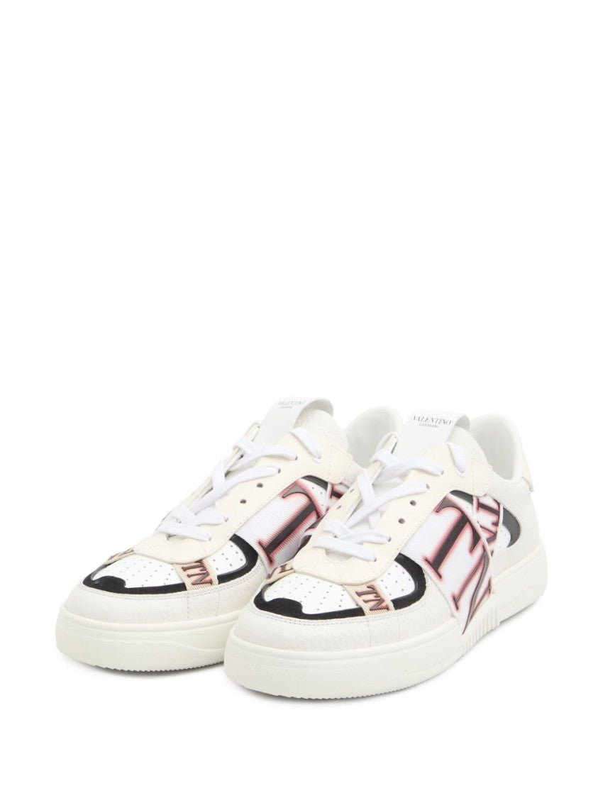 Valentino Garavani White Sneakers With Front Lace-Up