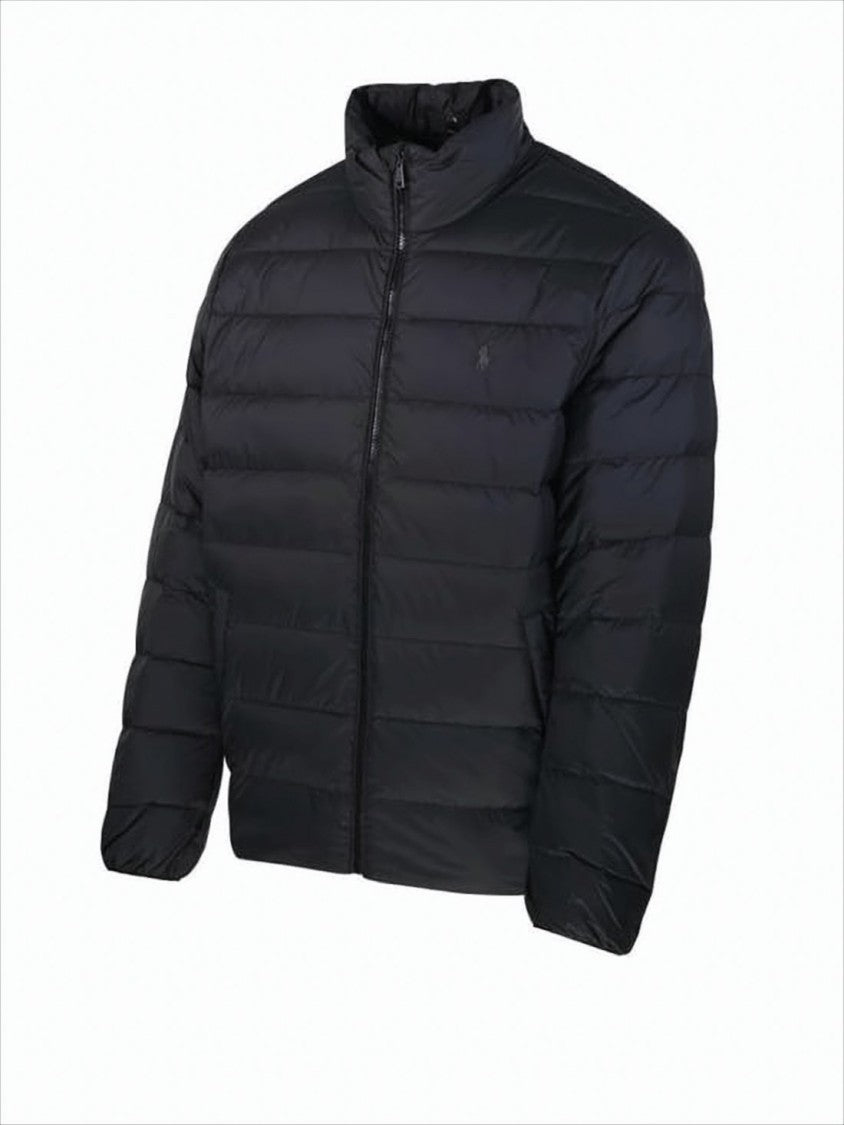 Polo Ralph Lauren Horizontal Quilted Black Padded Jacket