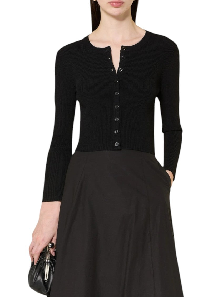 Max Mara Knee-Length Cardigan With Button Closure