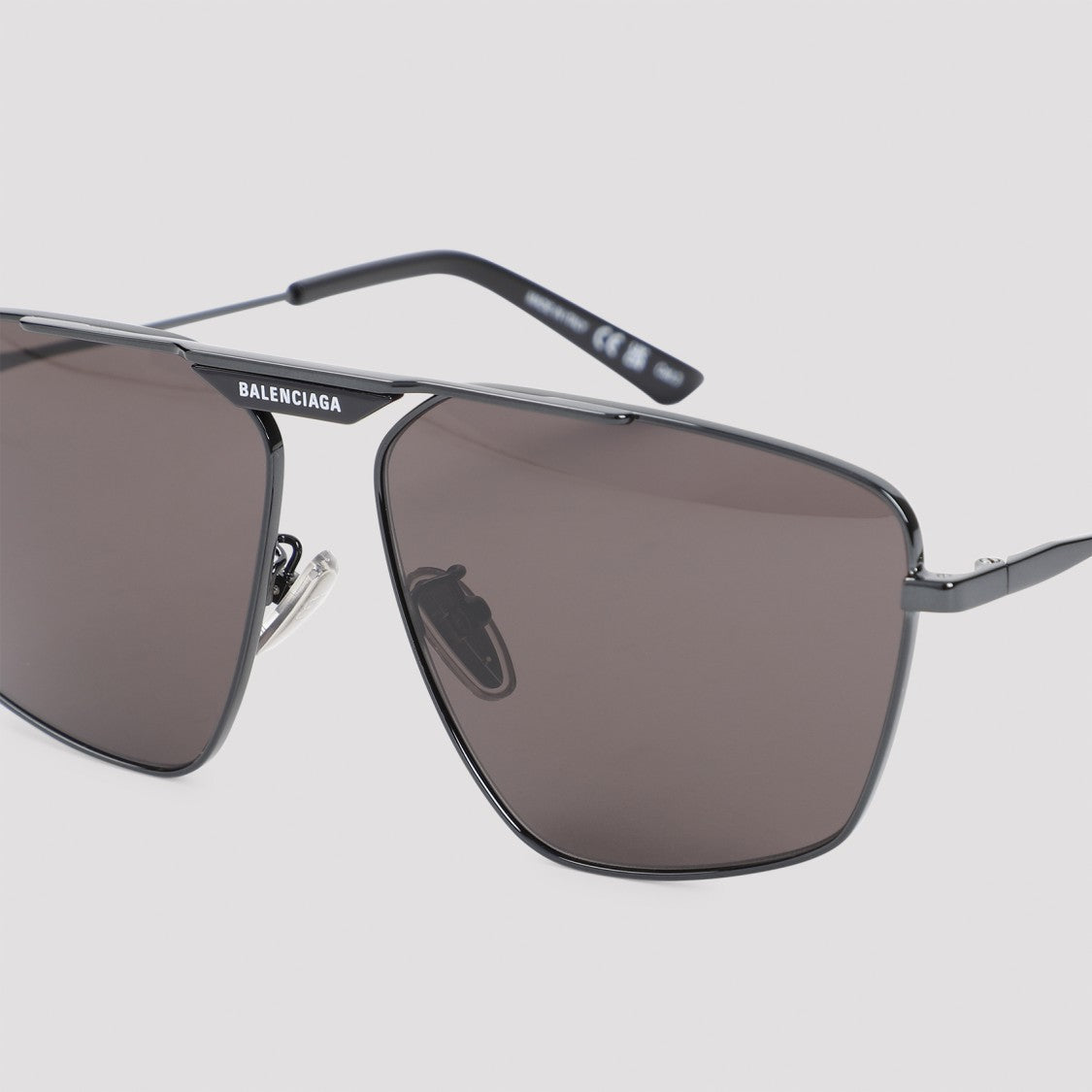 Balenciaga Black Acetate Tag 2.0 Sunglasses