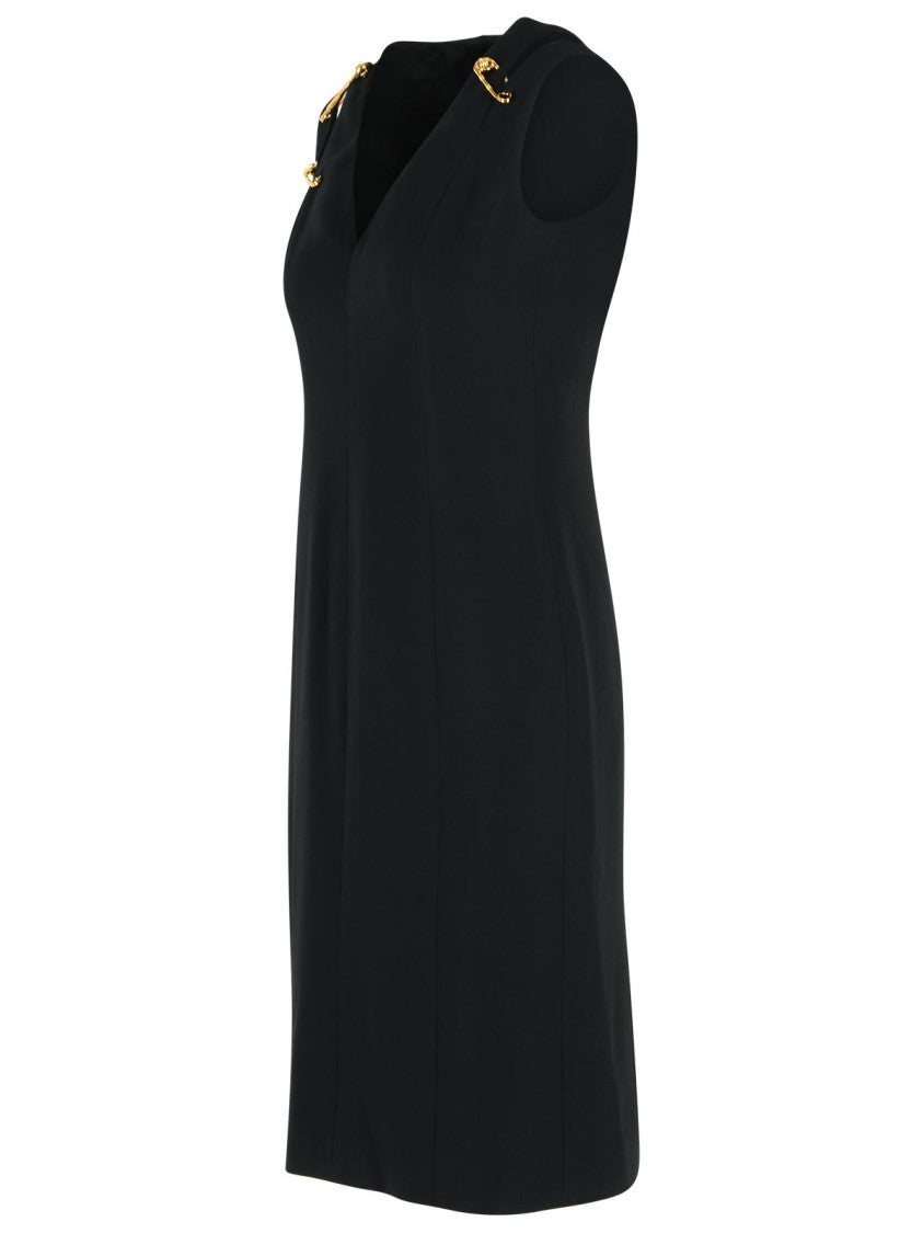 Versace Black Viscose Blend Dress