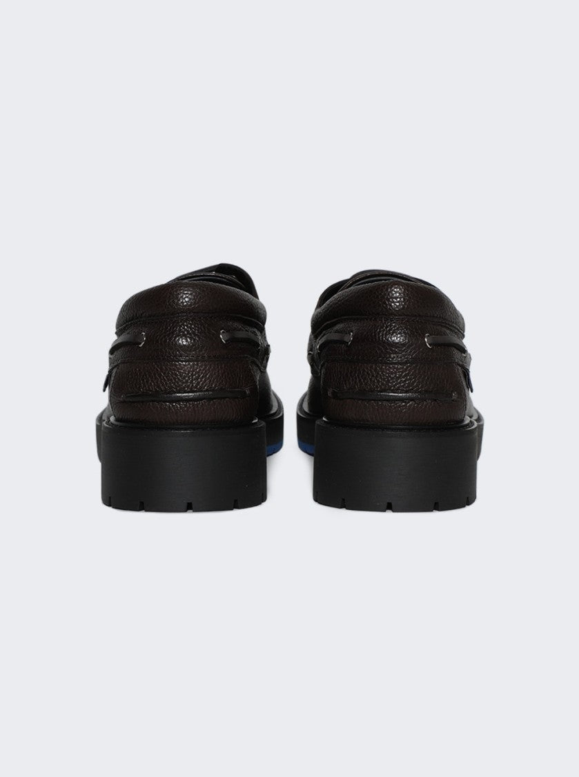 Burberry Raft Boat Shoes Log