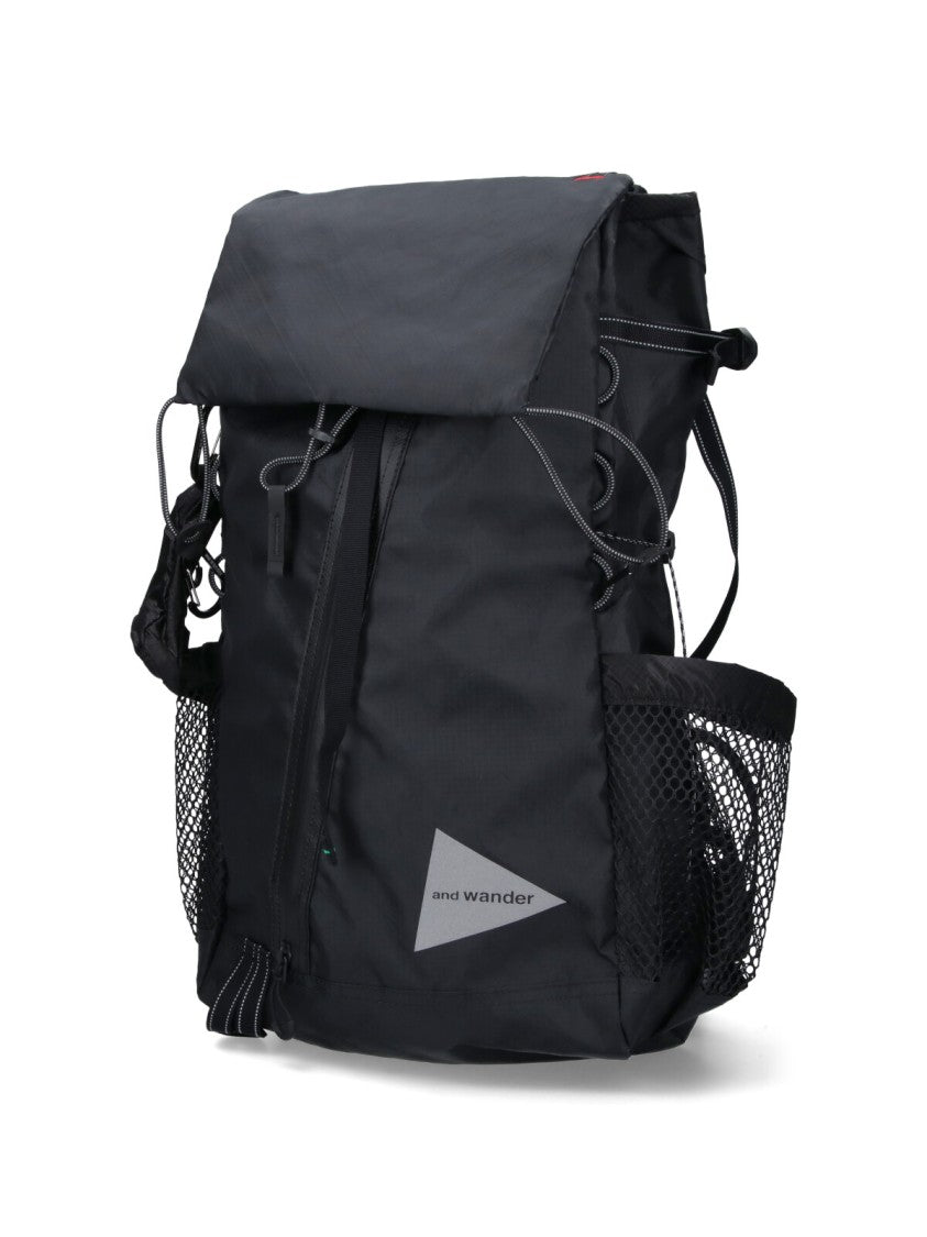 And Wander Black Ecopack 30L Fabric Backpack