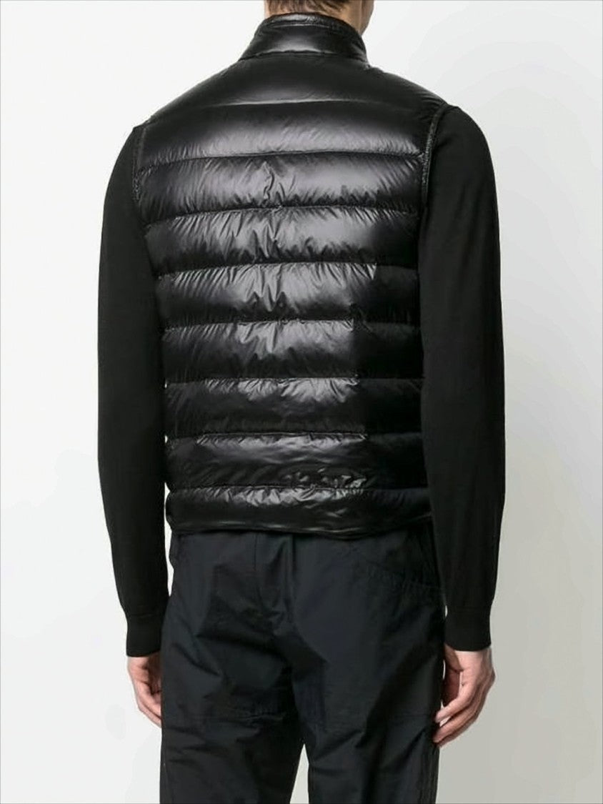 Moncler Horizontal Quilted Black Puffer Vest