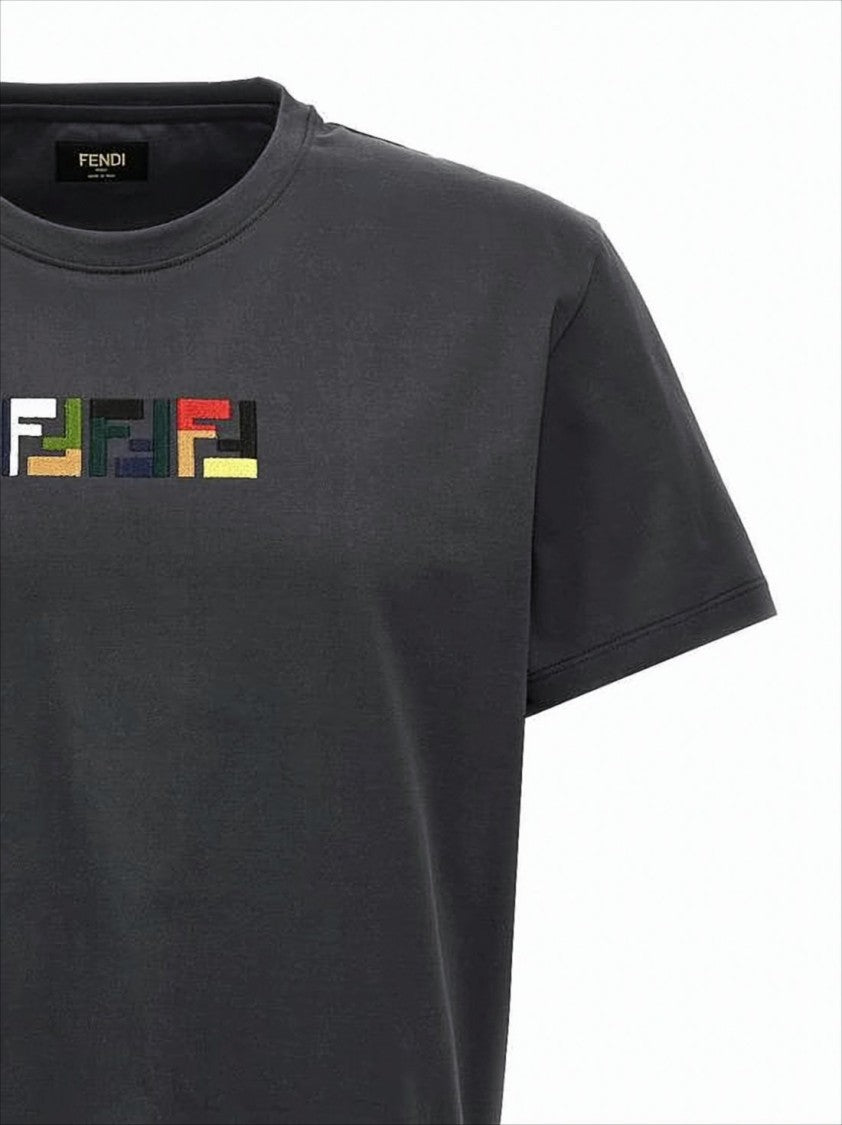 Fendi Geometric Graphic Short-Sleeve T-Shirt