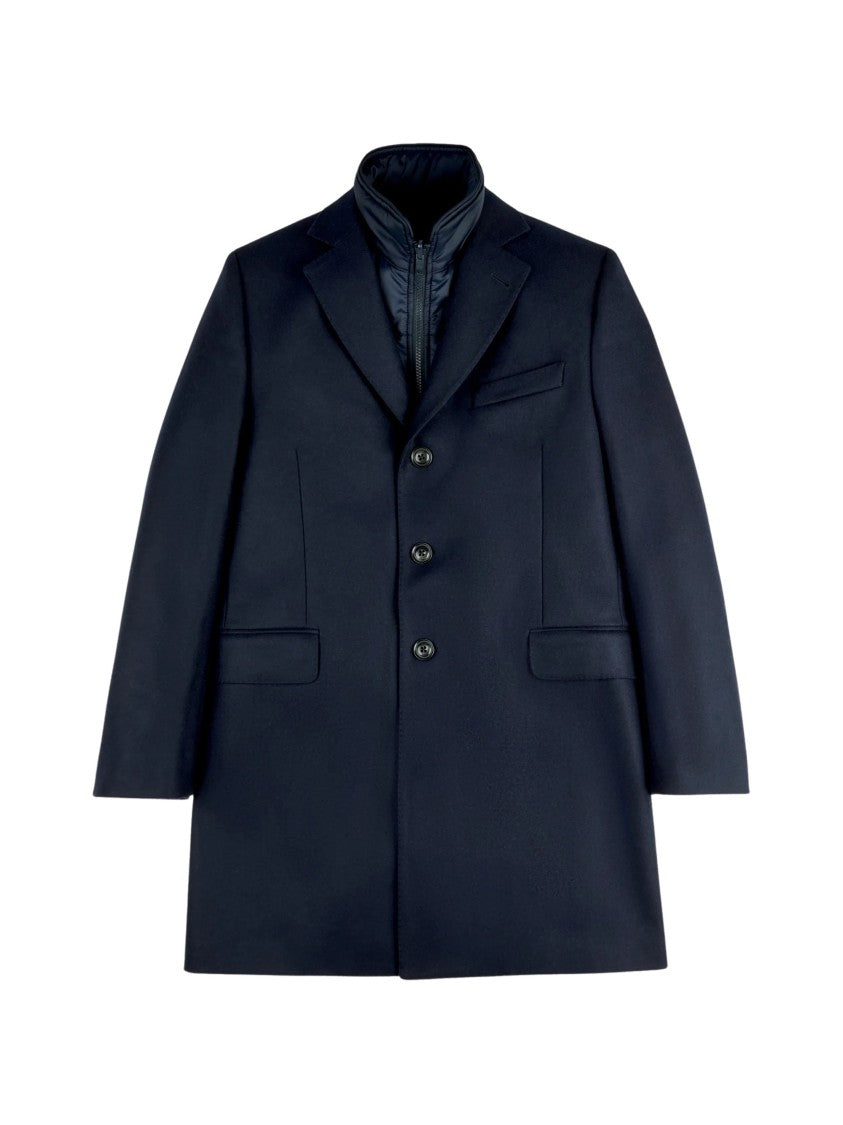 Fay Tailored Inner Down Jacket Three-Button Coat