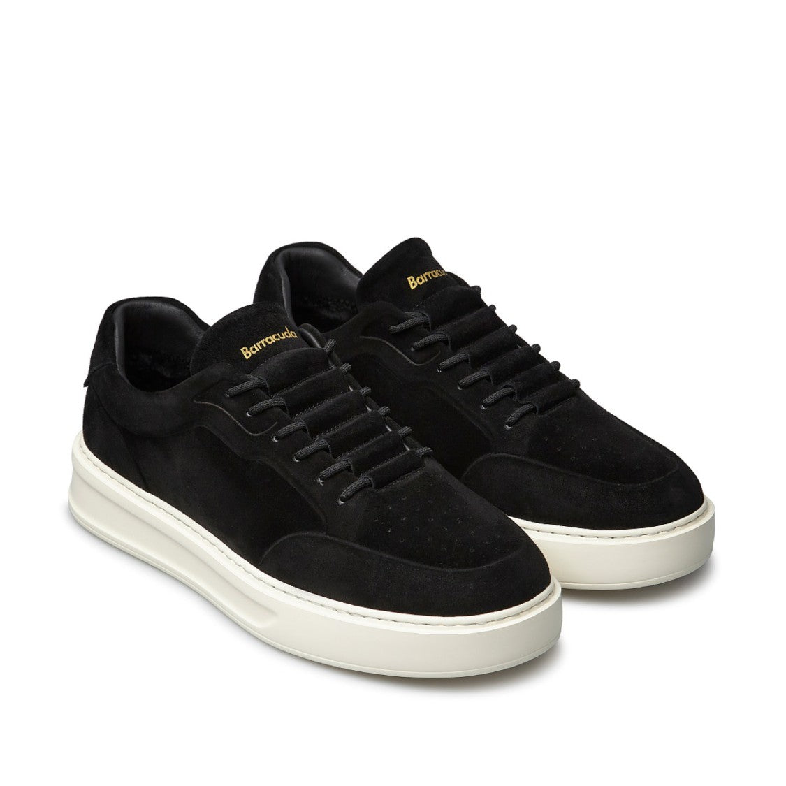 Barracuda Phoenix Sneakers In Black Suede