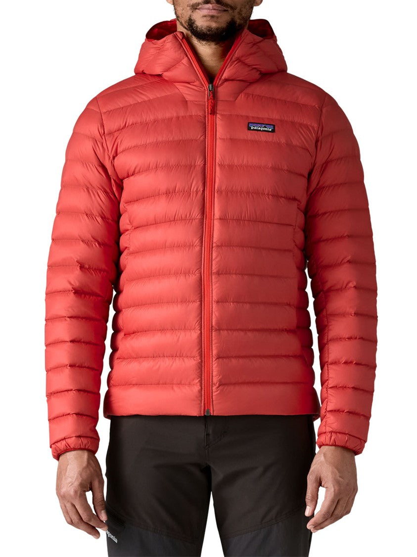 Patagonia Red Down Hoodie Hoody Down Hoodie