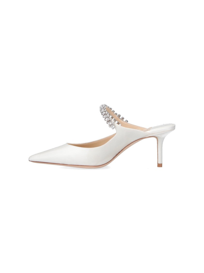 Jimmy Choo Pointed-Toe Mule With Mid-Height Stiletto Heel