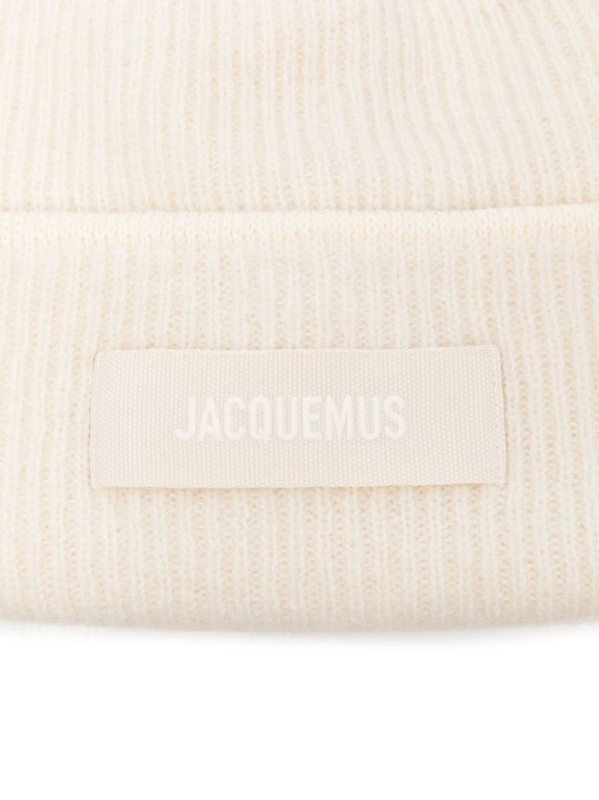 Jacquemus Ribbed Knit Alpaca Blend Hat
